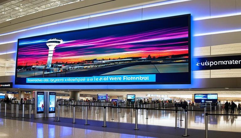 LED Wall for Airports in West Hartford