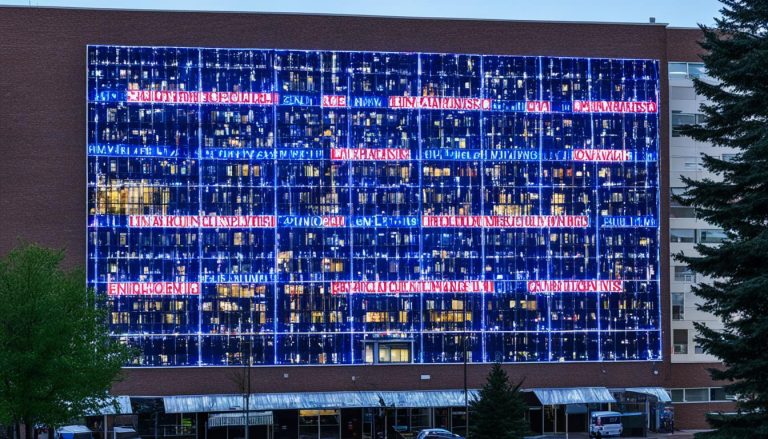 LED Wall for Apartment Buildings in Hamden