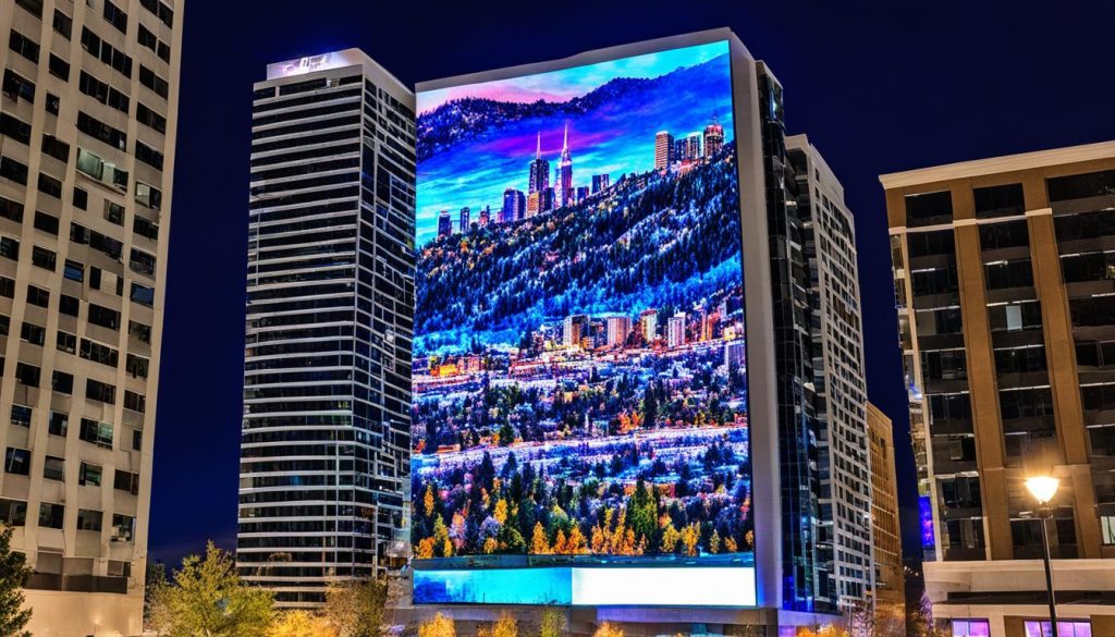 LED Wall for Apartment Buildings in Rock Springs