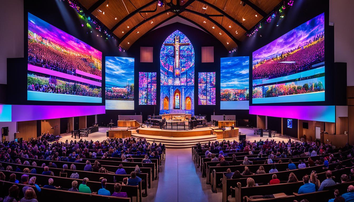 LED Wall for Churches in Norwalk