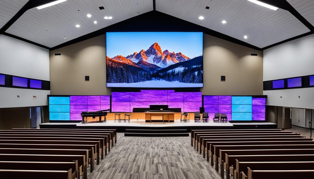 LED Wall for Churches in Riverton