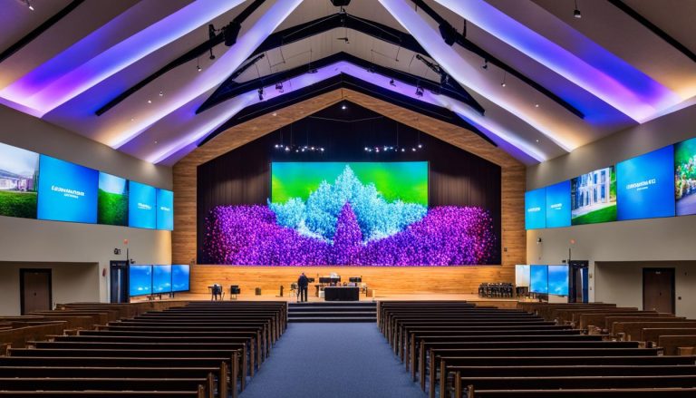 LED Wall for Churches in Sheridan