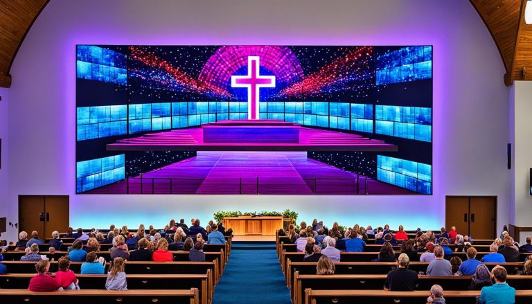 LED Wall for Churches in Waterbury