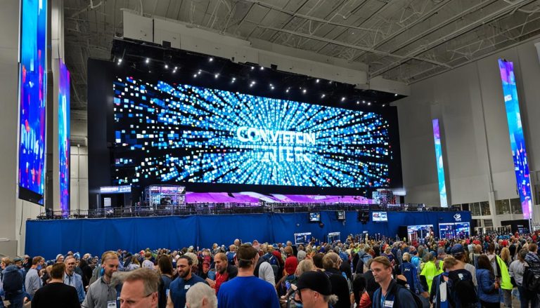 LED Wall for Conventions in Meriden