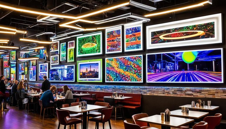 LED Wall for Restaurants, Cafes and Bars in Waterbury