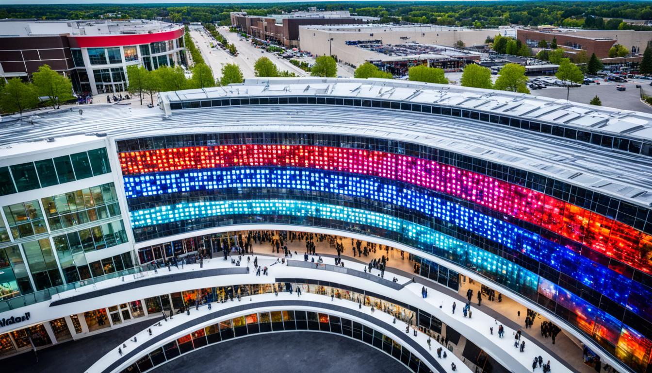 LED Wall for Shopping Malls in Evanston