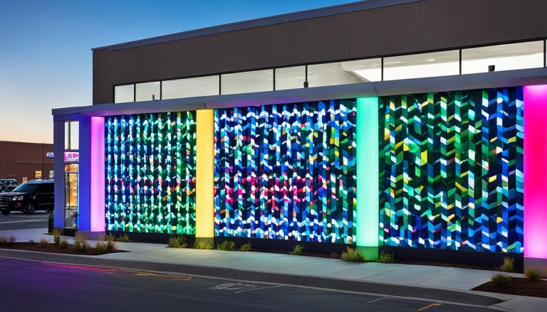 LED Wall for Storefront Advertising in Sheridan