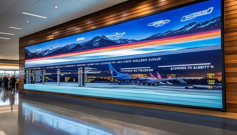 LED Wall for Airports in Columbia Falls