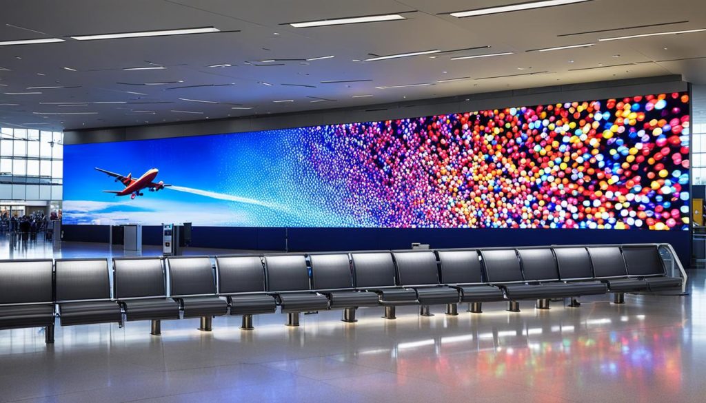 LED Wall for Airports in Hamilton