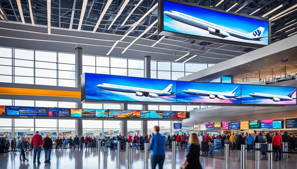 LED Wall for Airports in Laurel