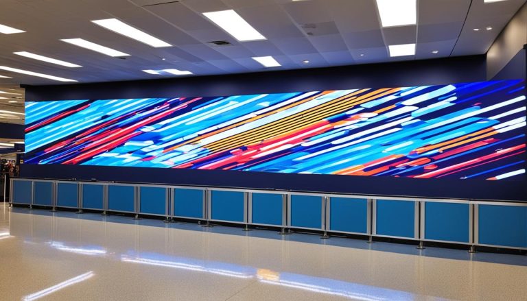 LED Wall for Airports in Lewistown