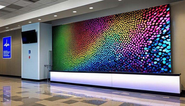 LED Wall for Airports in Livingston