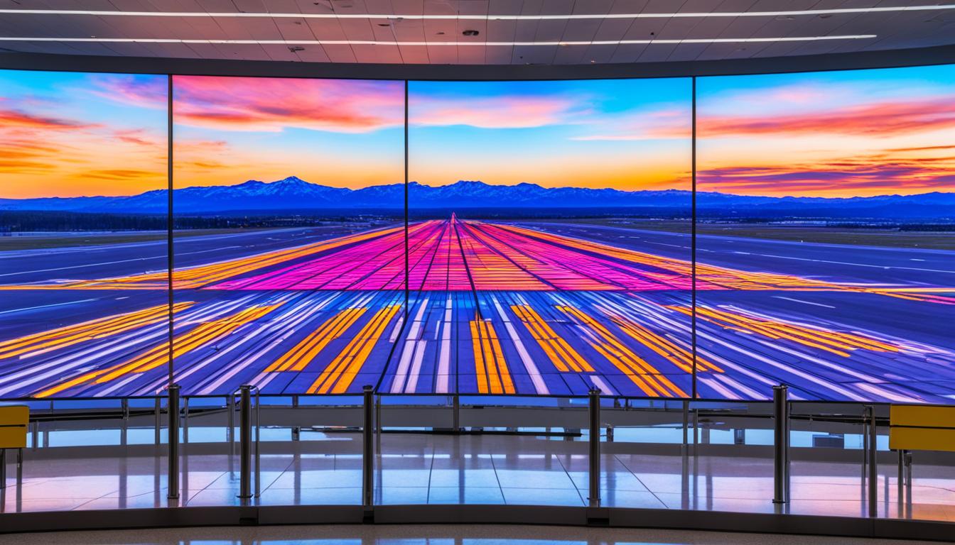 LED Wall for Airports in Miles City