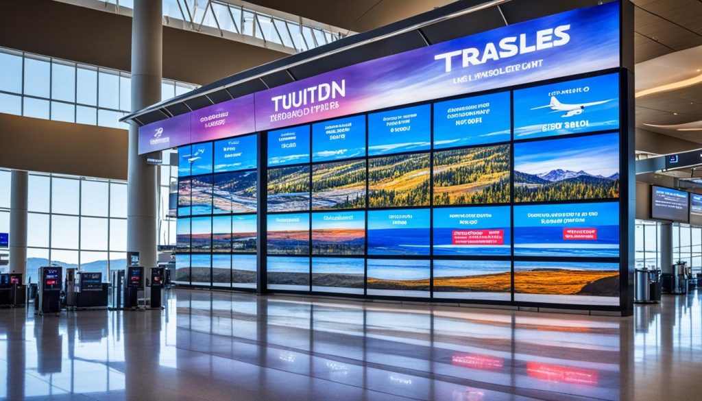 LED Wall for Airports in Polson