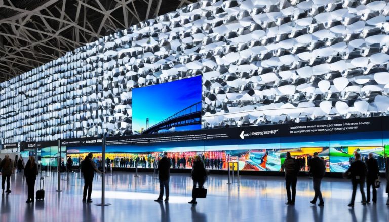 LED Wall for Airports in Sidney