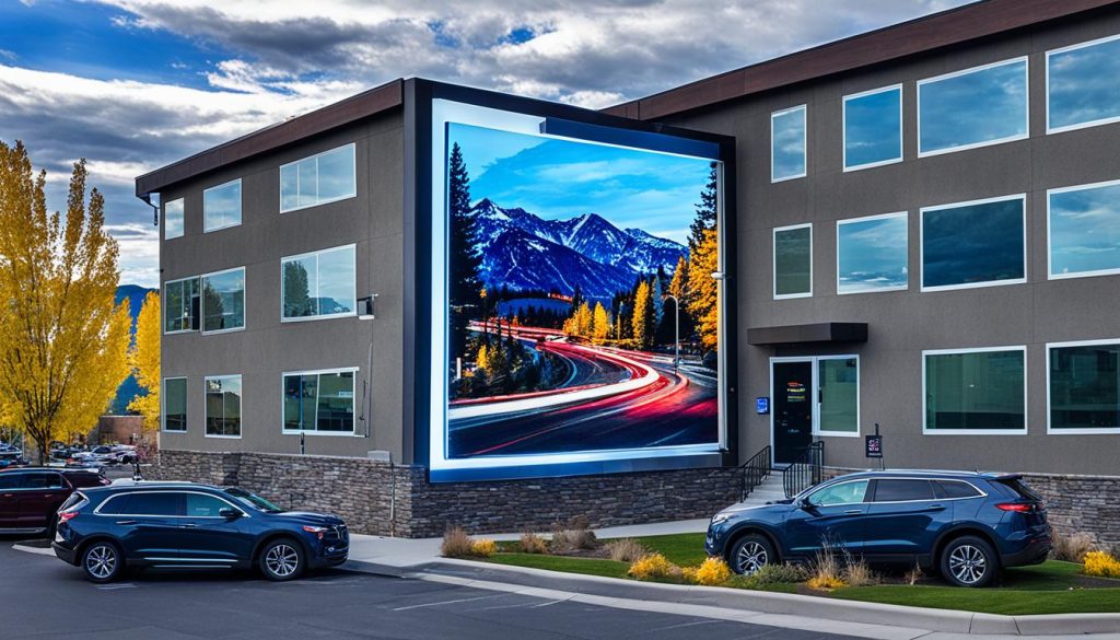 LED Wall for Apartment Buildings in Columbia Falls