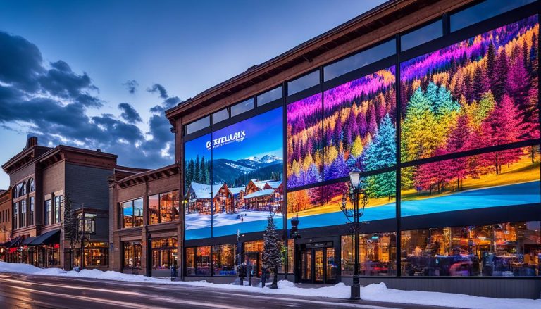 LED Wall for Banks in Whitefish