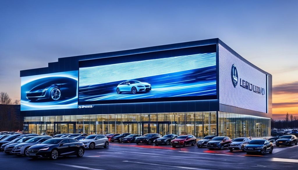 LED Wall for Car Dealerships in Belgrade