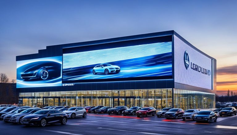 LED Wall for Car Dealerships in Belgrade