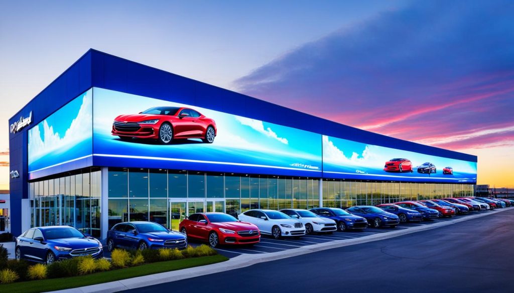 LED Wall for Car Dealerships in Hamilton