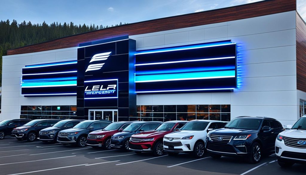 LED Wall for Car Dealerships in Whitefish