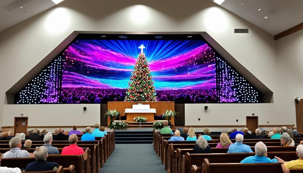 LED Wall for Churches in Columbia Falls