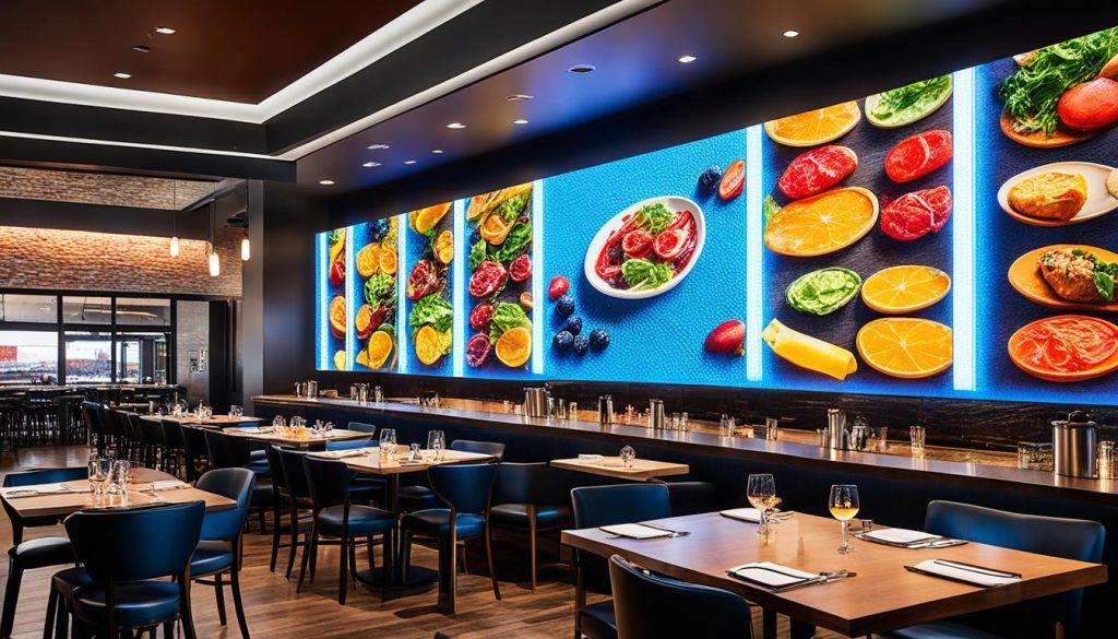 LED Wall for Restaurants, Cafes and Bars in Glendive