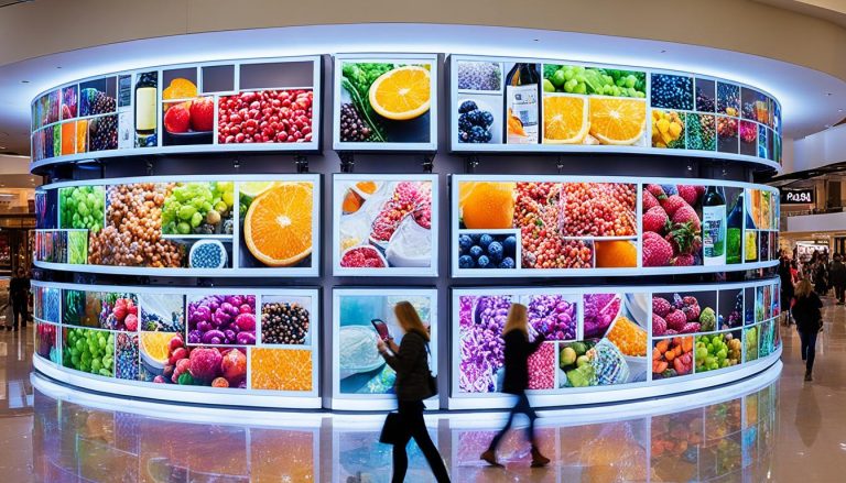 LED Wall for Shopping Malls in Columbia Falls