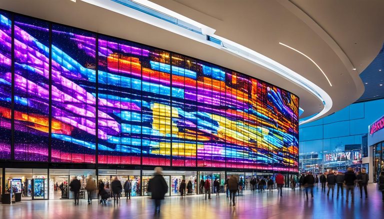 LED Wall for Shopping Malls in Havre