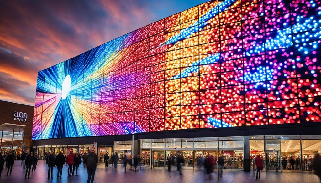 LED Wall for Shopping Malls in Polson