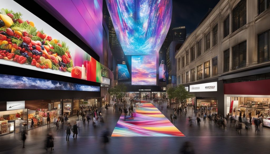 LED Wall for Shopping Malls in Sidney