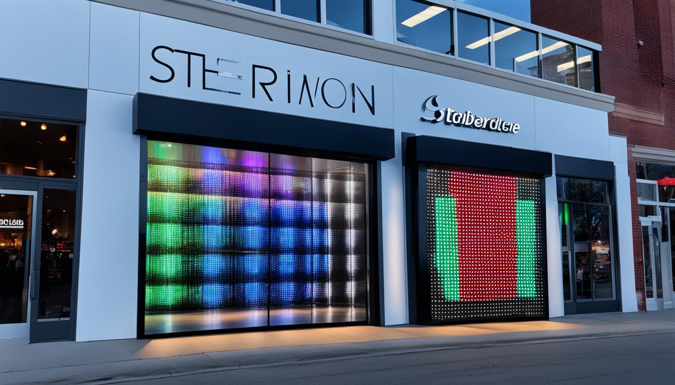 LED Wall for Storefront Advertising in Hamilton