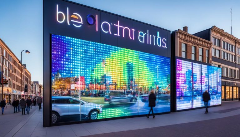 LED Wall for Storefront Advertising in Havre