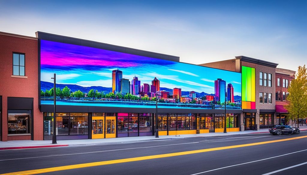 LED Wall for Storefront Advertising in Helena