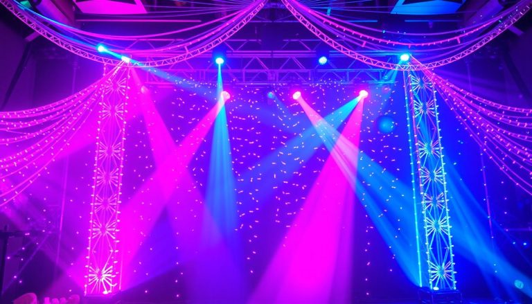 LED Backdrop for Sangeet in Lindsay