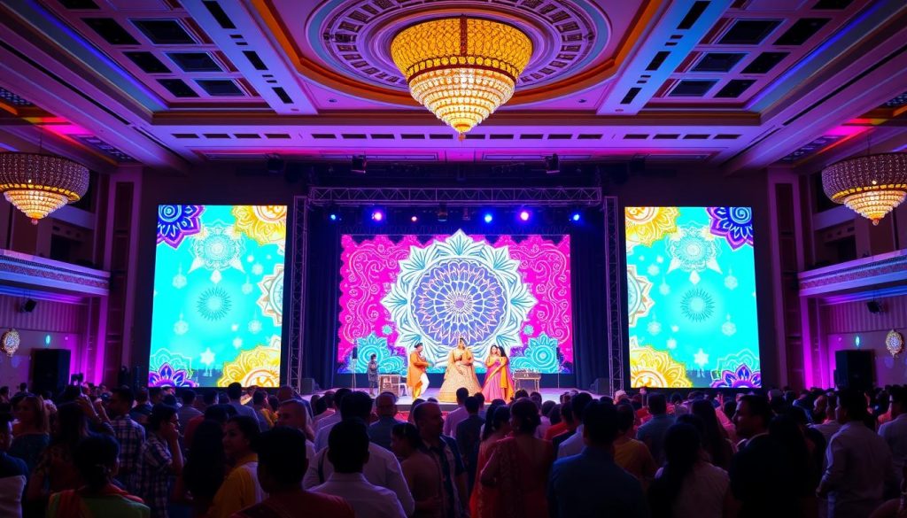 LED Screen for Sangeet Ceremony in Exeter