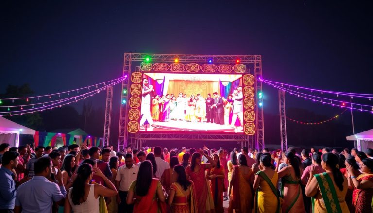 LED Screen for Sangeet Ceremony in Farmersville