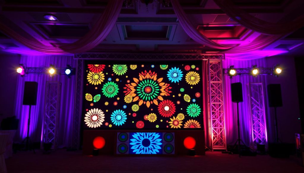 LED Screen for Sangeet Ceremony in Lindsay