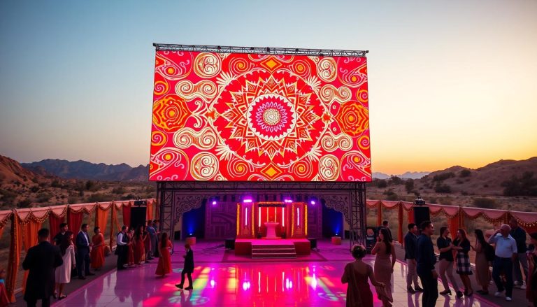 LED Screen for Sangeet Ceremony in Ridgecrest