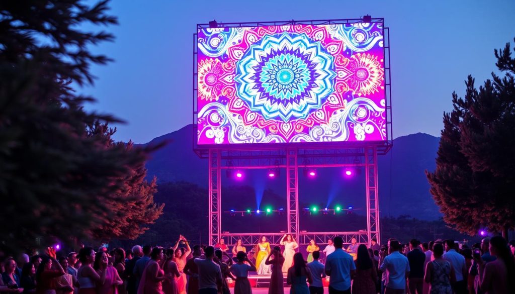 LED Screen for Sangeet Ceremony in Tehachapi