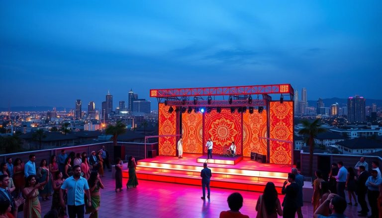 LED Stage for Sangeet in California City