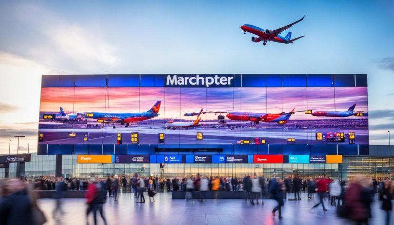 LED Wall for Airports in Manchester