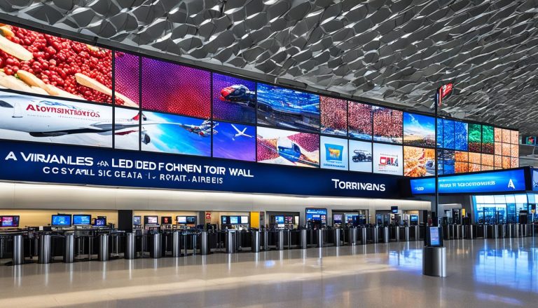 LED Wall for Airports in Torrington