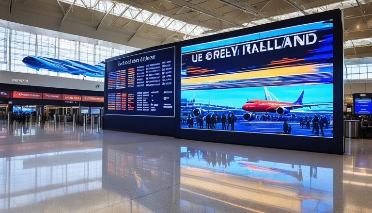 LED Wall for Airports in West Haven