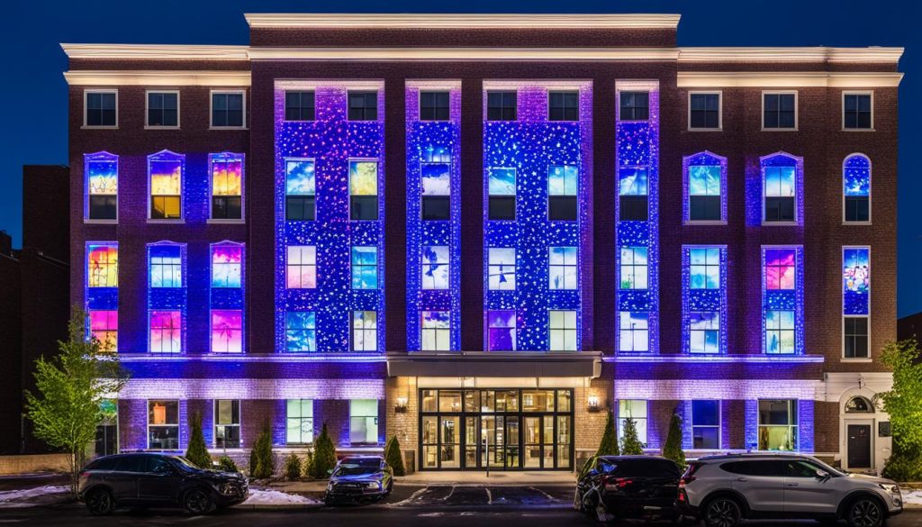 LED Wall for Apartment Buildings in East Hartford