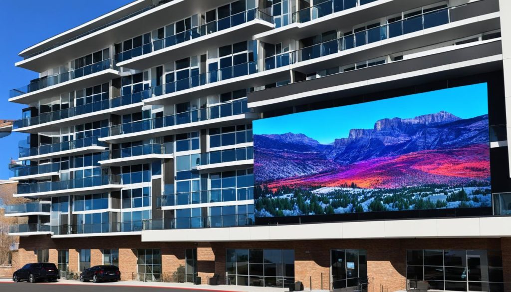 LED Wall for Apartment Buildings in Worland