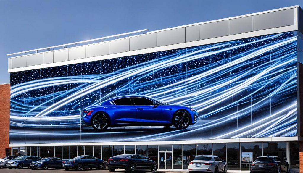 LED Wall for Car Dealerships in Stratford