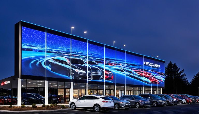 LED Wall for Car Dealerships in West Haven