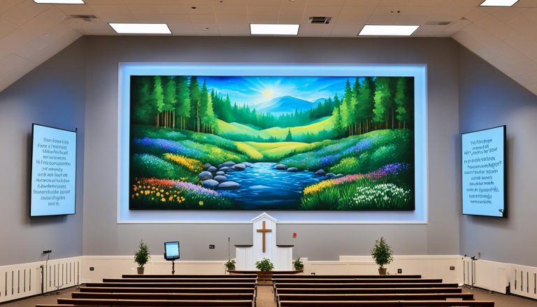 LED Wall for Churches in Stratford