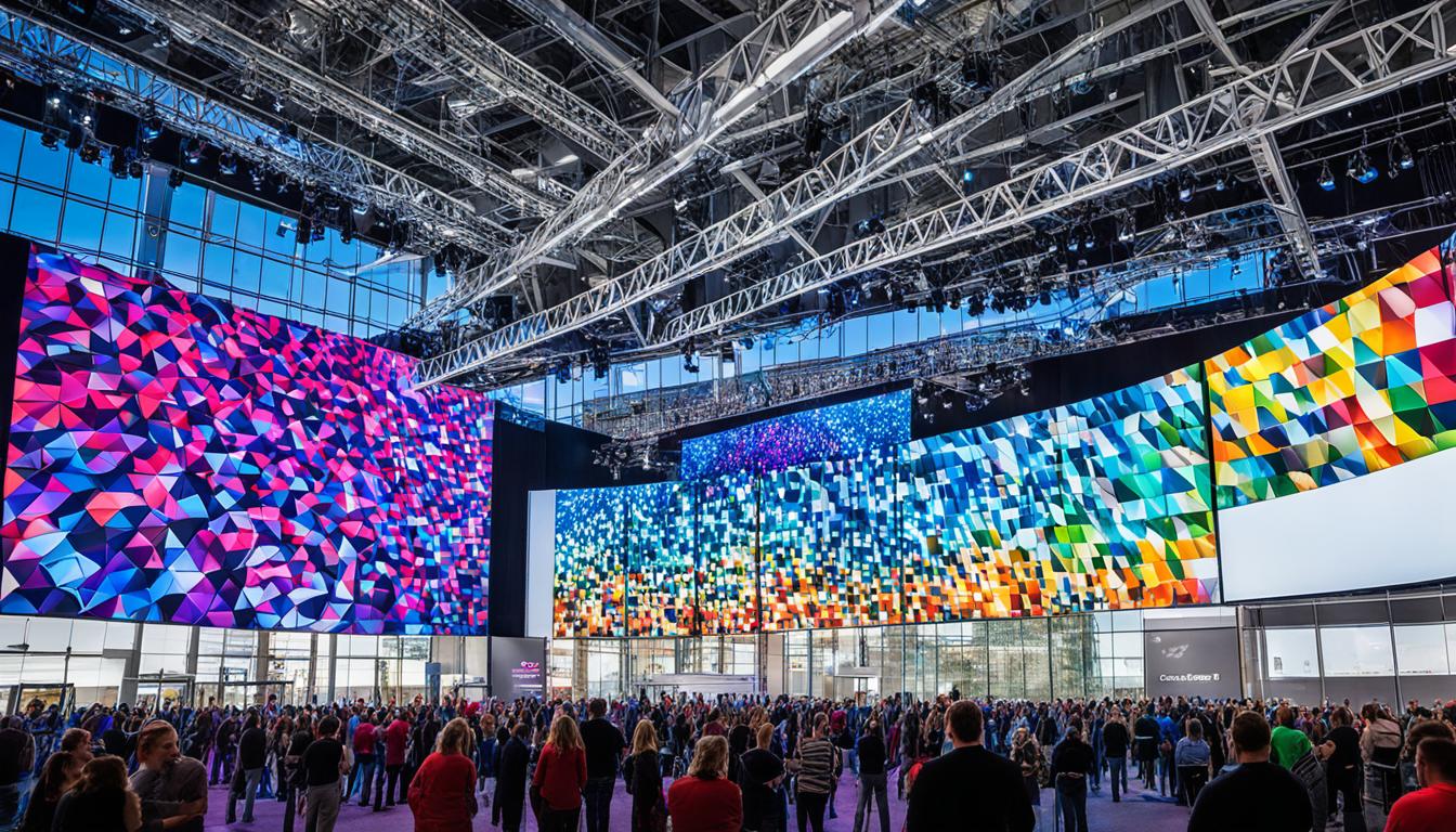 LED Wall for Conventions in Milford